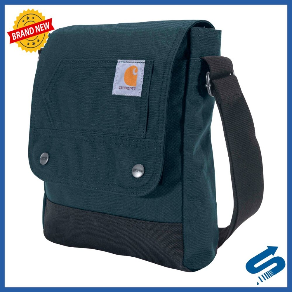 Durable Crossbody Bag Adjustable Strap Laptop Sleeve Multiple Pockets Minimal - Picture 1 of 7